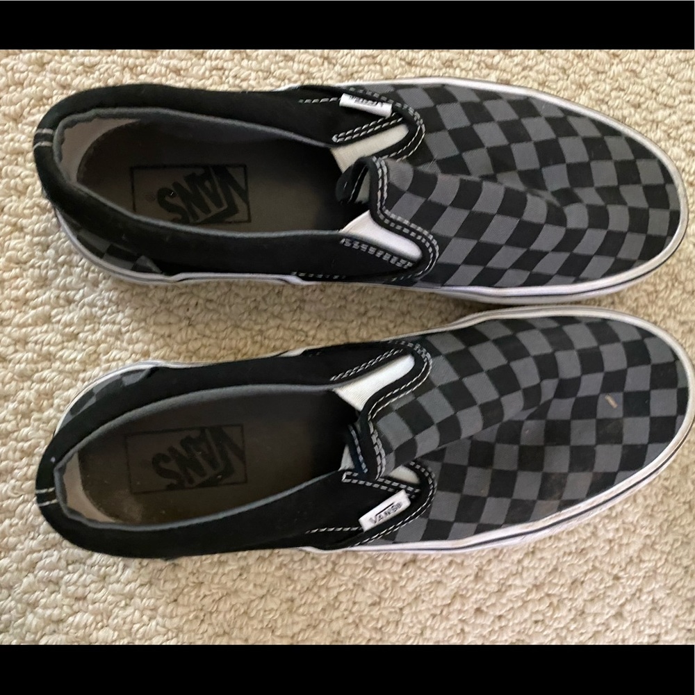 Vans checkered slides